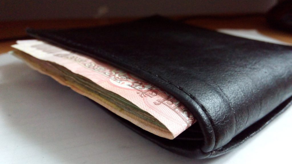 Stor plånbok kan ge ekonomisk trygghet